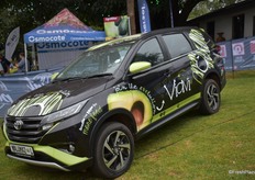 Viavi-branded vehicle.