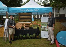 Pierre Bruwer and Louis Fourie of Aquaponics in Tzaneen.