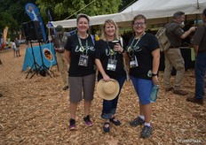Kokkie Fourie of Tracker Limpopo, Wendy Stoop of Allesbeste Boerdery and Yolande Aucamp, Tracker Tzaneen.