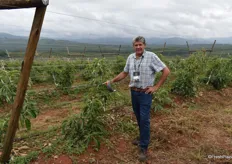 Ernst Höll, banana production manager at Bananaworld in Boane, Mozambique.