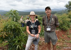 Annie Wolff of Diepgelegen Farm in Magoebaskloof and Philip Muller of Pimuju Farm in Tzaneen.