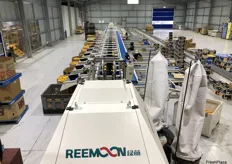 The Reemoon sorting machine arrived at the farm in eight containers