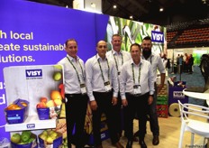 Barry Campagnolo, Adrian Favero, Kaine Cole, Wayne McKeich and Shane Poggiolo from VISY.