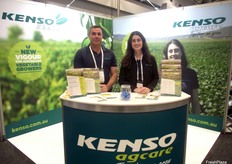 Luke Testoni and Eliza Seymour from Kenso Agcare