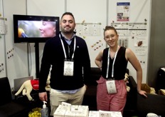 Chris Percival and Keira Beattie from Department of Agriculture, Water and the Environment