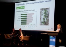 Jodie Campbell from Department of Agriculture and Fisheries Queensland with Kees Versteeg from Qualipac and Shane Quinn from Mulgowie Farming Company