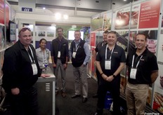 Jennifa D'Souza from One Harvest, Adam Jeffries, Saurabh, Shaun Ellis, Ben Jakovich, Guido Eberie and Brendan White from Integrated Packaging