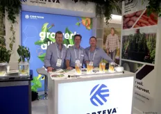 Chris Brown, Dan Cornally and Matthew Kunde from Corteva Agriscience