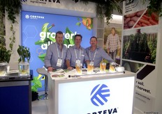 Chris Brown, Dan Cornally and Matthew Kunde from Corteva Agriscience