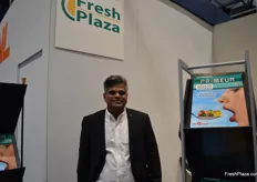 Nagesh Shetty from Deccan Produce exporter of Indian grapes.