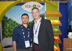 Jordan Goldman and Ronnie Cohen with Vision Import Group. 