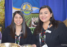Natali Carrillo and Crystal Chavez with Gold Coast Packing. 