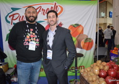 Urbano Magana with Purefresh and Mike Walsh with Giumarra Vineyards.