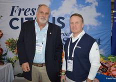 John Slagel and Brad Blaine with Sunkist Growers. 