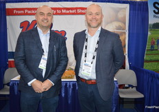 John Moretto and Andrew Philpott with Volm Companies. 