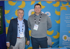 Robert Adams and Jim Warken with One Banana. 