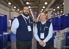 Juan Magdaleno and Peter Shore with Calavo Growes. 