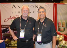 John Harley and Rudy Heras with Anthony Vineyards. 