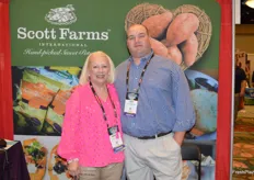 Brenda Oglesby and Jeff Thomas with Scott Farms.