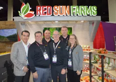 The team at Red Sun Farms in a brand new booth. Carlos Visconti, Ray Mason, Tom Coufal, Rob Jackson, Harold Paivarinta and Leona Neill. 