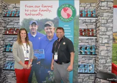 All things berries was the focus at the North Bay Produce booth. Pictured are Lauren Voelker and Ryan Lockman.
