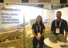 Sabrina Morrison and Yoav Yichie from Aerobotics.
