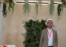 Juan Carlos Yepez Franco was on the Ecuador stand promoting the country’s produce.