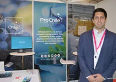 Another familiar brand is ProChile, the organisation has 50 offices worldwide and the UK is the 4th largest export market for Chilean fruit. Nicolas Poblete was at the stand.