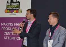 Bernhard Baumgartner and Bruno Cheval from CleanGreen Solutions gave a talk on Making Indoor Agriculture Scalable.