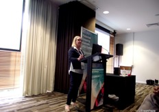 Nicky Mann from Family Fresh Farms speaking about 'Labour Management for Protected Cropping in Australia and Creating Amazing Team to Maximise Output'.