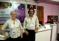 Henrietta Child and Tony Drake from AgPick Technology