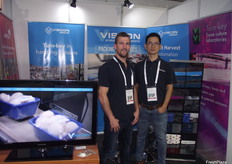 Michael van den Heuvel Viscon Australia and Mark Ma from Hortraco Trading