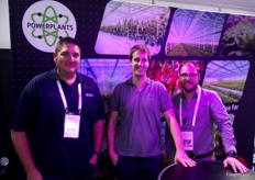 Benjamin Bonomi from Bon Pty Ltd, and Alastair McLean and Odin Franssen from Powerplants Australia