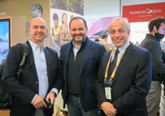 Cristobal Monteagudo, General Manager at TC Fruits, Louis Romero from TC Fruits and Carlos Cruzat, President at Kiwifruit from Chile.
