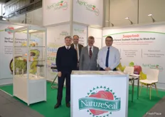 The team from Agri-Coat Nature Seal were back in force promoting the fresh cut extension solutions and post-harvest treatment coatings. Toby Minchin, Alan McGregor, Simon Matthews and Robert Round were at the stand