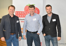 Hans Driessen, Joost van den Eijnden & Erwin de Kok, with breeding company Nunhems