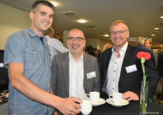 Tom Kuipers (Emsflower), Thomas Schlich (Landgard eG) & Lothar Ahrens (Godeland mbH)