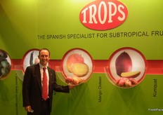 Enrique Colilles, Commercial Director of TROPS, specialist and leader in the production and commercialisation of mangoes and avocados from Malaga’s coast.