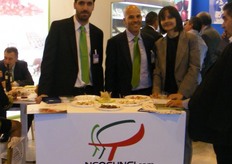 Some of the staff from Neofungi promoting all kinds of fresh mushroom varieties.