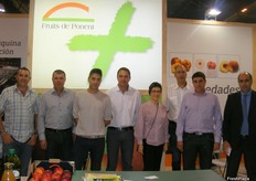 Staff from Fruits de Ponent at their stand.