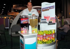 Tony Ruizwith natural drinks from Alex & Tony, Mexico