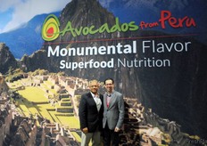 Arturo Medina Castro from ProHass and Ricardo Romero from the Peru trade office in Los Angeles