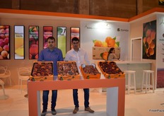 Managing and sales team with José Vercher at the stand of Bollo, a flagship melon, watermelon and citrus brand.