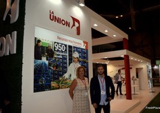 Stand of Alhóndiga La Unión, with Marketing Director Alberto Rodríguez.