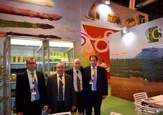Stand of Centro Sur, Granada-based company specialised in the production, import and export of asparagus.