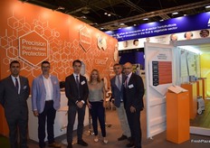 Managing and sales team of Citrosol, a big name in post-harvest solutions. This year, they have once again brought their Know How container with innovations in the field of post-harvest.