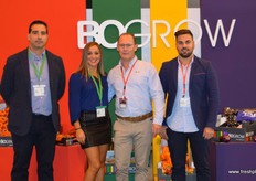 Miguel Angel Espigares, Olaya Sanchez, Steve Marote and Juan Jesús Montoya, of the sales team at Tabo Export.