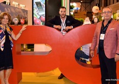 Patatas Gómez was represented at the fair by María Ángeles Ramos, Eduardo Ramos and Miguel Angel Ramos.