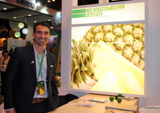 Daniel F. González, of Chestnut Hill Farms; a US company with pineapple plantations in Costa Rica.