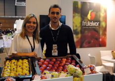 Carla Simões and Carlos Machado, of Frutalvor Central Fruteira, Portugal.
